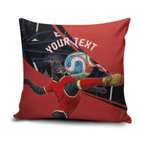 Personalized Panama Football Pillow Cover Los Canaleros Harpy Eagle Mascot - National Flag Colors