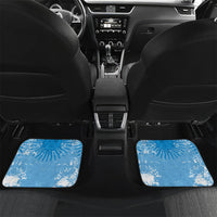 Personalized La Seleccion Argentina Soccer Car Mats Football Sun Of May Athletic Horse Mascot - Distressed Grunge Art