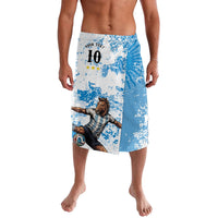 Personalized La Seleccion Argentina Soccer Lavalava Football Sun Of May Athletic Horse Mascot - Distressed Grunge Art