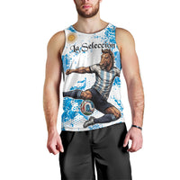 Personalized La Seleccion Argentina Soccer Men Tank Top Football Sun Of May Athletic Horse Mascot - Distressed Grunge Art