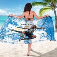 Personalized La Seleccion Argentina Soccer Sarong Football Sun Of May Athletic Horse Mascot - Distressed Grunge Art