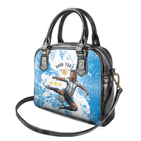Personalized La Seleccion Argentina Soccer Shoulder Handbag Football Sun Of May Athletic Horse Mascot - Distressed Grunge Art
