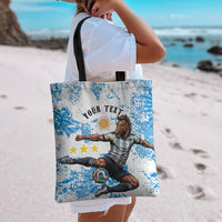 Personalized La Seleccion Argentina Soccer Tote Bag Football Sun Of May Athletic Horse Mascot - Distressed Grunge Art