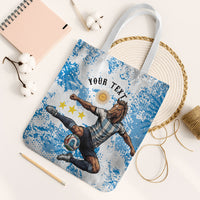 Personalized La Seleccion Argentina Soccer Tote Bag Football Sun Of May Athletic Horse Mascot - Distressed Grunge Art