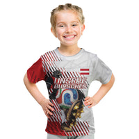 Personalized Austria Football Kid T Shirt Unsere Burschen Striped Graphic With Action Player