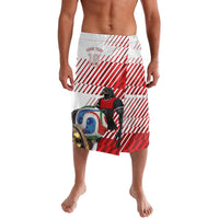 Personalized Austria Football Lavalava Unsere Burschen Striped Graphic With Action Player