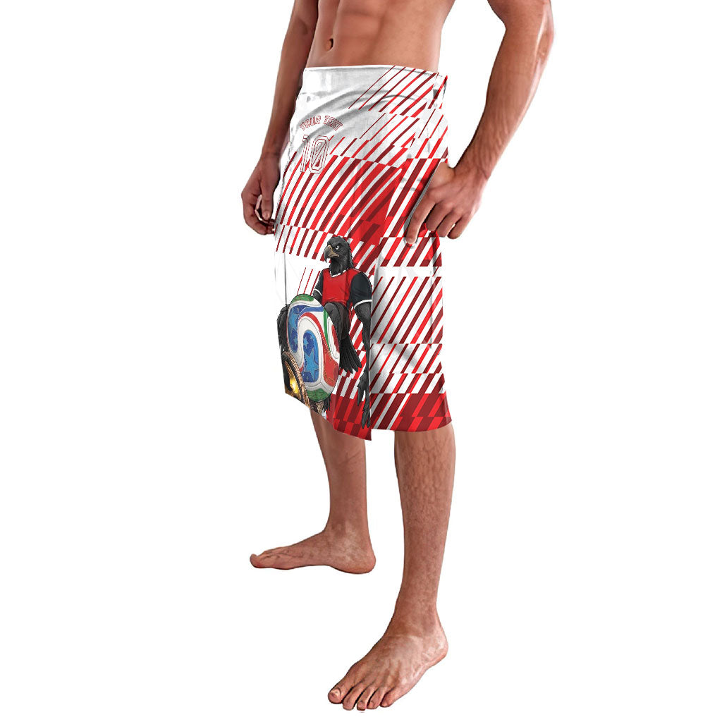 Personalized Austria Football Lavalava Unsere Burschen Striped Graphic With Action Player