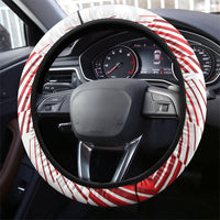 Austria Football Steering Wheel Cover Unsere Burschen Striped Graphic With Action Player