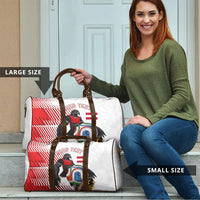 Personalized Austria Football Travel Bag Unsere Burschen Striped Graphic With Action Player