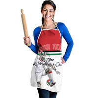 Personalized Jordan Football Apron The Chivalrous Ones Soccer Player - Jordanian Flag Heritage