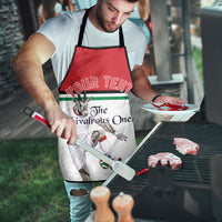 Personalized Jordan Football Apron The Chivalrous Ones Soccer Player - Jordanian Flag Heritage