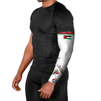 Personalized Jordan Football Arm Sleeves The Chivalrous Ones Soccer Player - Jordanian Flag Heritage