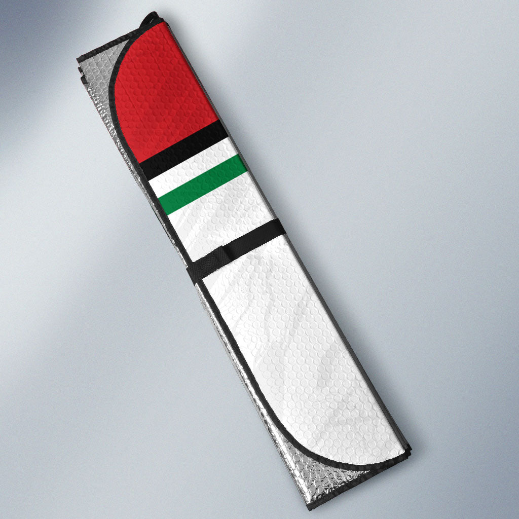 Personalized Jordan Football Auto Sun Shade The Chivalrous Ones Soccer Player - Jordanian Flag Heritage
