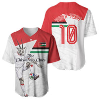 Personalized Jordan Football Baseball Jersey The Chivalrous Ones Soccer Player - Jordanian Flag Heritage