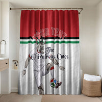 Personalized Jordan Football Bathroom Set The Chivalrous Ones Soccer Player - Jordanian Flag Heritage