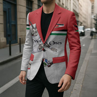 Personalized Jordan Football Blazer The Chivalrous Ones Soccer Player - Jordanian Flag Heritage