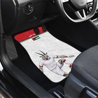 Personalized Jordan Football Car Mats The Chivalrous Ones Soccer Player - Jordanian Flag Heritage