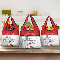 Personalized Jordan Football Grocery Bag The Chivalrous Ones Soccer Player - Jordanian Flag Heritage