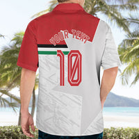 Personalized Jordan Football Hawaiian Shirt The Chivalrous Ones Soccer Player - Jordanian Flag Heritage
