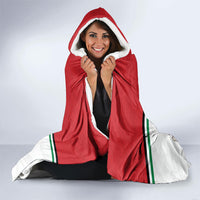 Personalized Jordan Football Hooded Blanket The Chivalrous Ones Soccer Player - Jordanian Flag Heritage