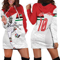 Personalized Jordan Football Hoodie Dress The Chivalrous Ones Soccer Player - Jordanian Flag Heritage