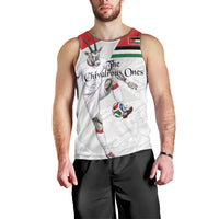 Personalized Jordan Football Men Tank Top The Chivalrous Ones Soccer Player - Jordanian Flag Heritage