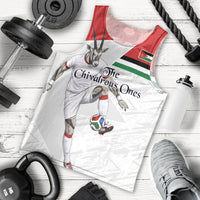 Personalized Jordan Football Men Tank Top The Chivalrous Ones Soccer Player - Jordanian Flag Heritage