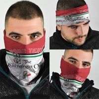 Personalized Jordan Football Neck Gaiter The Chivalrous Ones Soccer Player - Jordanian Flag Heritage