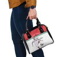 Personalized Jordan Football Shoulder Handbag The Chivalrous Ones Soccer Player - Jordanian Flag Heritage
