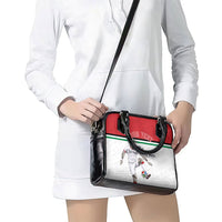 Personalized Jordan Football Shoulder Handbag The Chivalrous Ones Soccer Player - Jordanian Flag Heritage
