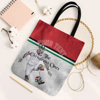 Personalized Jordan Football Tote Bag The Chivalrous Ones Soccer Player - Jordanian Flag Heritage