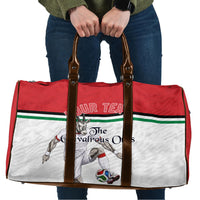 Personalized Jordan Football Travel Bag The Chivalrous Ones Soccer Player - Jordanian Flag Heritage