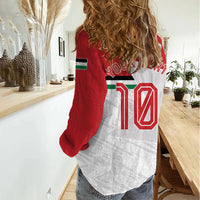 Personalized Jordan Football Women Casual Shirt The Chivalrous Ones Soccer Player - Jordanian Flag Heritage