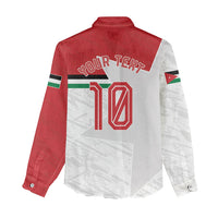 Personalized Jordan Football Women Casual Shirt The Chivalrous Ones Soccer Player - Jordanian Flag Heritage