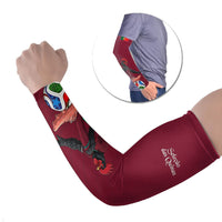 Personalized Portugal Football Selecao Das Quinas Arm Sleeves Iconic Soccer Player Illustration With Portugal Flag