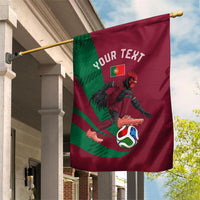 Personalized Portugal Football Selecao Das Quinas Garden Flag Iconic Soccer Player Illustration With Portugal Flag
