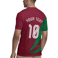 Personalized Portugal Football Selecao Das Quinas Rugby Jersey Iconic Soccer Player Illustration With Portugal Flag