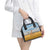 Tanzania Safari Giraffe Shoulder Handbag with Tribal Patterns and Mount Kilimanjaro Scene