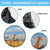 Tanzania Safari Giraffe Spare Tire Cover with Tribal Patterns and Mount Kilimanjaro Scene