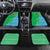 Tanzania Wildlife Car Mats with Tribal Print and Mount Kilimanjaro Safari Scene
