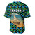 Tanzania Coastal Life Baseball Jersey with Swahili Dhow Boat and Tribal Pattern - Wonder Print Shop