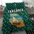Tanzania Coastal Life Bedding Set with Swahili Dhow Boat and Tribal Pattern - Wonder Print Shop