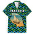 Tanzania Coastal Life Family Matching Off Shoulder Maxi Dress and Hawaiian Shirt with Swahili Dhow Boat and Tribal Pattern - Wonder Print Shop