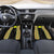 Equatorial Guinea Heritage Car Mats with National Emblem and Tribal Zebra Print