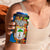 Equatorial Guinea Kente 4 in 1 Can Cooler Tumbler with Tribal Mask and National Coat of Arms