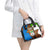 Equatorial Guinea Kente Shoulder Handbag with Tribal Mask and National Coat of Arms