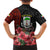 Equatorial Guinea Elephant Kid Hawaiian Shirt with Hibiscus Flowers and Tribal Patterns