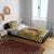 Equatorial Guinea Bedding Set with Lion Print and Traditional African Kente Patterns