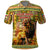 Equatorial Guinea Polo Shirt with Lion Print and Traditional African Kente Patterns