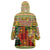 Equatorial Guinea Wearable Blanket Hoodie with Lion Print and Traditional African Kente Patterns